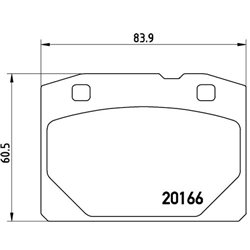 Klocki Brembo - P 41 001