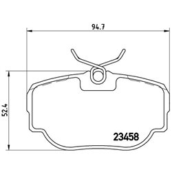 Klocki Brembo - P 44 009