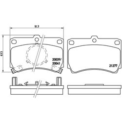 Klocki Brembo - P 49 007