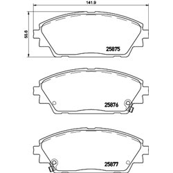 Klocki Brembo - P 49 050