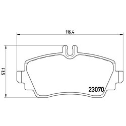 Klocki Brembo - P 50 036