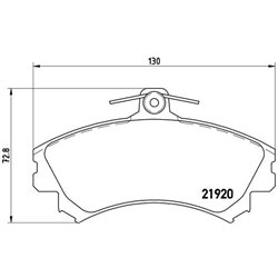 Klocki Brembo - P 50 055
