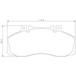 Klocki Brembo - P 50 065