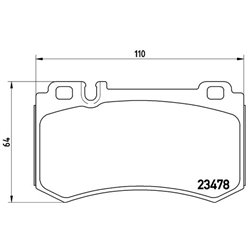 Klocki Brembo - P 50 077