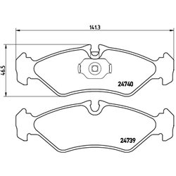 Klocki Brembo - P 50 081