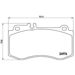 Klocki Brembo - P 50 087