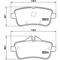 Klocki Brembo - P 50 100
