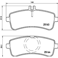 Klocki Brembo - P 50 125