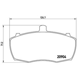 Klocki Brembo - P 52 012