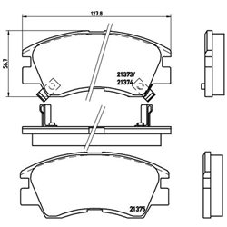 Klocki Brembo - P 54 008