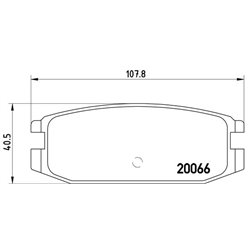 Klocki Brembo - P 54 011