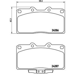 Klocki Brembo - P 54 019