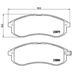 Klocki Brembo - P 54 033