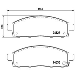 Klocki Brembo - P 54 038