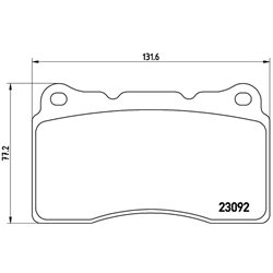 Klocki Brembo - P 54 040