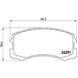 Klocki Brembo - P 54 041