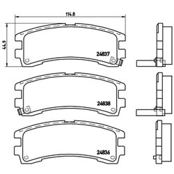 Klocki Brembo - P 56 017