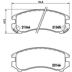 Klocki Brembo