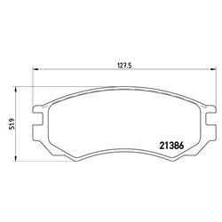 Klocki Brembo - P 56 028