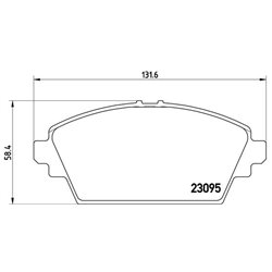 Klocki Brembo - P 56 044