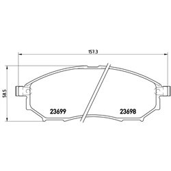 Klocki Brembo - P 56 058