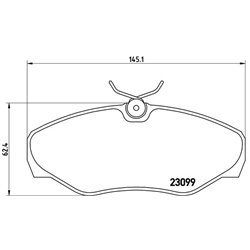 Klocki Brembo - P 56 061