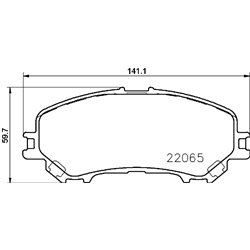 Klocki Brembo - P 56 100