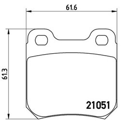 Klocki Brembo - P 59 010