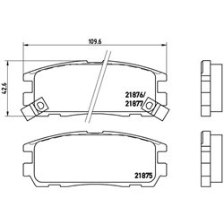 Klocki Brembo - P 59 021