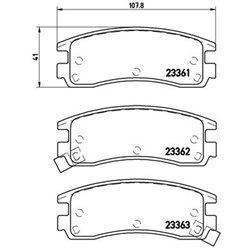 Klocki Brembo - P 59 027