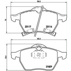 Klocki Brembo - P 59 029