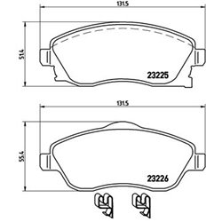 Klocki Brembo - P 59 036