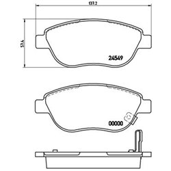 Klocki Brembo - P 59 052