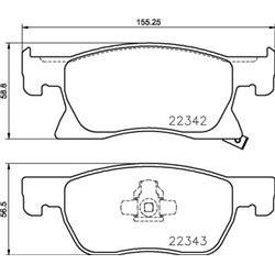 Klocki Brembo - P 59 092