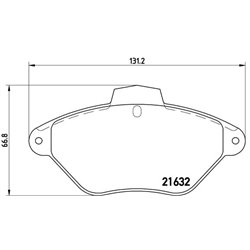 Klocki Brembo - P 61 053
