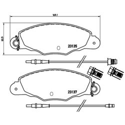Klocki Brembo - P 61 061