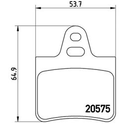 Klocki Brembo - P 61 062
