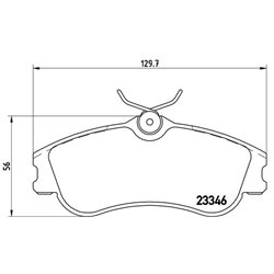 Klocki Brembo - P 61 069