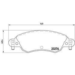 Klocki Brembo - P 61 070