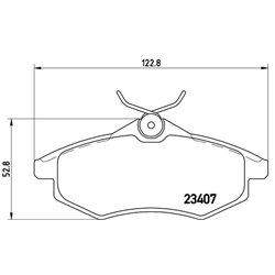 Klocki Brembo - P 61 074