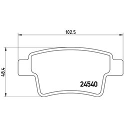 Klocki Brembo - P 61 085