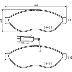 Klocki Brembo - P 61 092