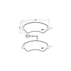 Klocki Brembo - P 61 093