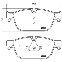 Klocki Brembo - P 61 115