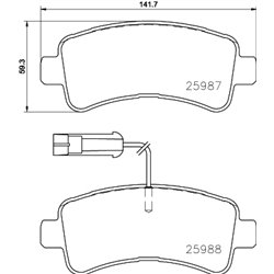 Klocki Brembo - P 61 130