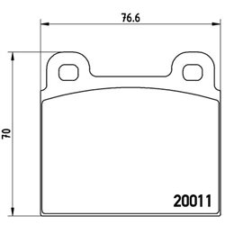 Klocki Brembo - P 65 001