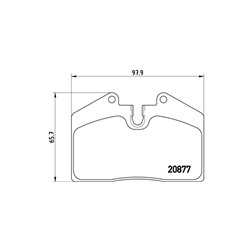 Klocki Brembo - P 65 004