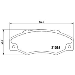 Klocki Brembo - P 68 016
