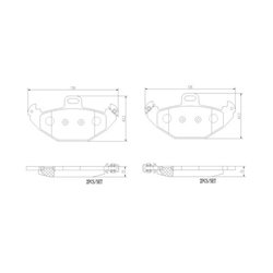 Klocki Brembo - P 68 021