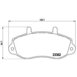 Klocki Brembo - P 68 025